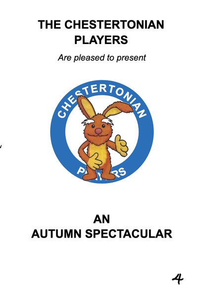 Cover of the playbill for An Autumn Spectacular